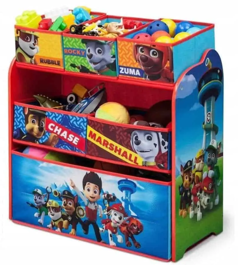 bHome Organizér na hračky Paw Patrol Team UBBH1188