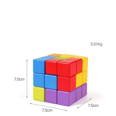 Dřevěné kostky tetris MHBH1184