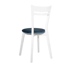 Jídelní židle KEITA, bílá/navy č.3