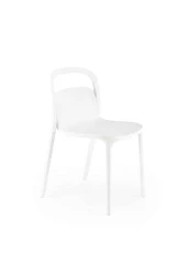K490 krzesło plastik biały (1p=4szt)