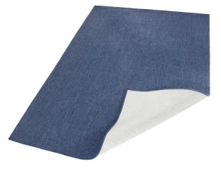 NORTHRUGS - Hanse Home koberce kusový koberec Twin-Wendeteppiche 103100 blau creme