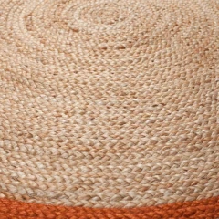 Flair Rugs kusový koberec Lunara Jute Circle Orange