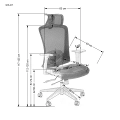 GOLIAT fotel gabinetowy czarny (1p=1szt)