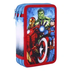 Školní penál třípatrový s náplní Avengers Hulk PEBH1291