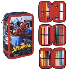 Školní penál třípatrový s náplní Spiderman PEBH1293