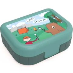 Svačinový box 1L KIDS EXPLORER - zelený