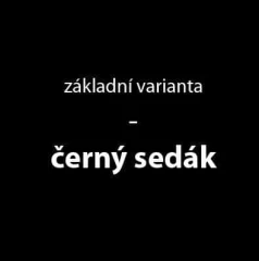 Černý sedák - základní varianta