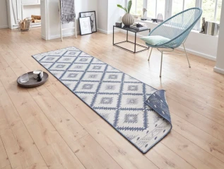 NORTHRUGS - Hanse Home koberce kusový koberec Twin Supreme 103430 Malibu blue creme – na ven i na doma