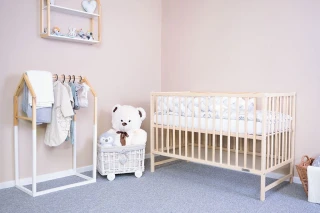 Dětská postýlka New Baby BASIC přírodní