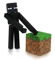 Figurka Minecraft Enderman s příslušenstvím FIBH1691