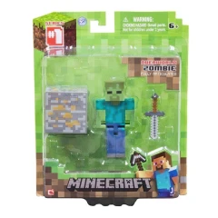 Figurka Minecraft Zombie Steve s příslušenstvím FIBH1692