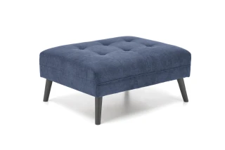 CORNELIUS sofa rozkładana z funkcją narożnika niebieska (1p=1szt)