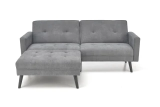 CORNELIUS sofa rozkładana z funkcją narożnika popiel (1p=1szt)