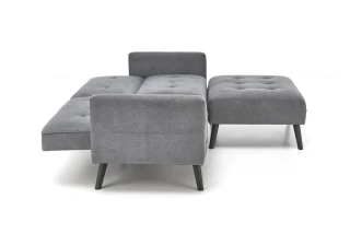 CORNELIUS sofa rozkładana z funkcją narożnika popiel (1p=1szt)