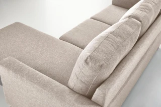 GERSON sofa z podnóżkiem beżowy (1p=1szt)