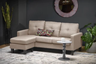 GERSON sofa z podnóżkiem beżowy (1p=1szt)