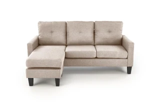 GERSON sofa z podnóżkiem beżowy (1p=1szt)