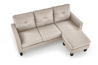 GERSON sofa z podnóżkiem beżowy (1p=1szt)