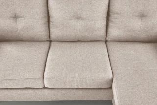 GERSON sofa z podnóżkiem beżowy (1p=1szt)