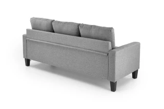 GERSON sofa z podnóżkiem popielaty (1p=1szt)