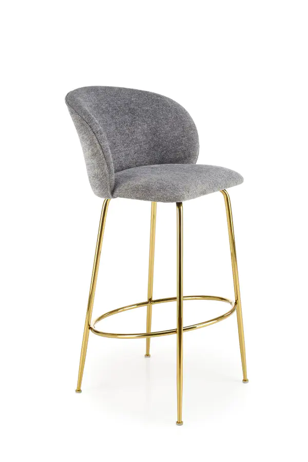 Halmar Barová židle H116 - šedá