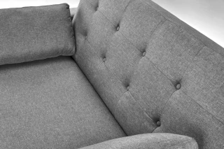 PAULINIO sofa rozkładana, popielaty