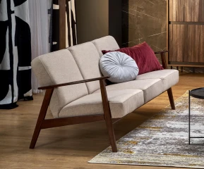 MILANO 3S sofa - beżowy tap. Castel 15 (1p=1szt)