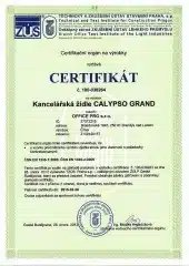 Kancelářská židle Calypso Grand - dvoubarevná