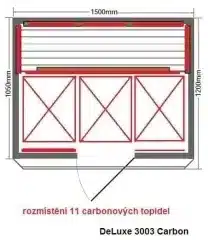 Infrasauna DeLuxe 3003 Carbon