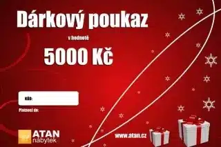 Vánoční dárkový poukaz v hodnotě 5000 Kč