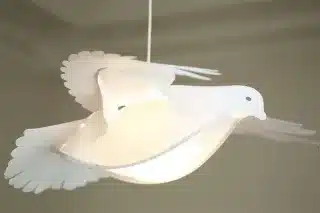 Dětská lampa holub - různé barvy