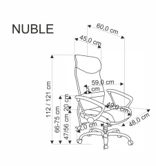 Kamcelářské křeslo NUBLE č.8