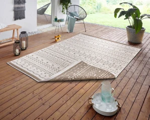 NORTHRUGS - Hanse Home koberce kusový koberec Twin Supreme 105449 Kuba Linen – na ven i na doma