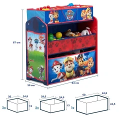 Organizér na hračky Paw Patrol Skye UBBH0706