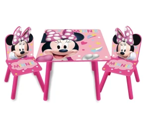 Dětský stůl s židlemi Minnie DSBH1279