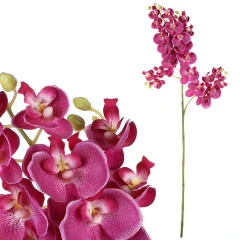 Orchidej - umělá řezaná, barva fialová KT7907 PUR