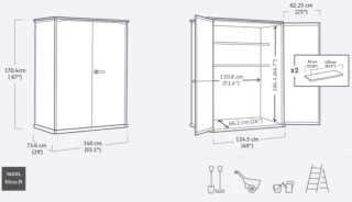 Skříňka SIGNATURE 1 400 L - ASHWOOD