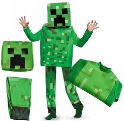 Dětský kostým 104/116 - Minecraft Creeper OPBH1499