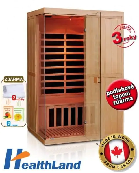 V-Garden Infrasauna DeLuxe 2200 Carbon - BT