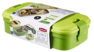 Dóza LUNCH &amp; GO box - zelený