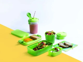 Dóza LUNCH &amp; GO box - zelený