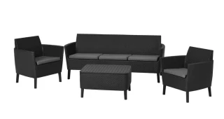 Set SALEMO 3 seater - grafit