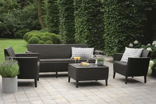 Set SALEMO 3 seater - grafit