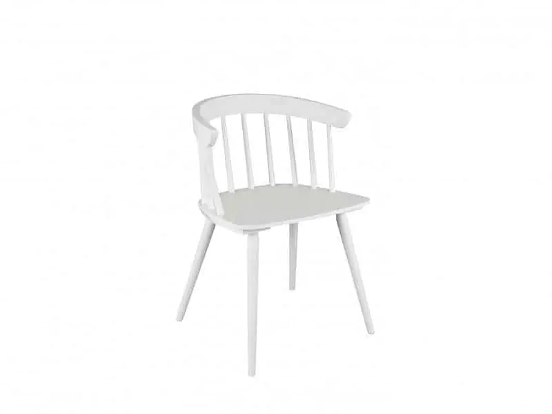 Levně BRW Jídelní židle Patyczak Fotel - bílá