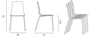 Jídelní židle Lollipop č.5