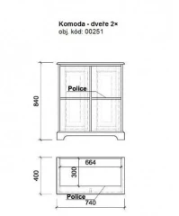 Komoda masiv 00251