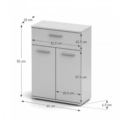 Komoda SINGA 33 - bílá č.2