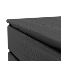 Komoda Simplicity 5s woodgrain černá