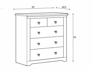 Komoda Patras KOM5S - Dub April č.4