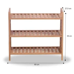 Botník, lakovaný bambus, Soveto TYP 2